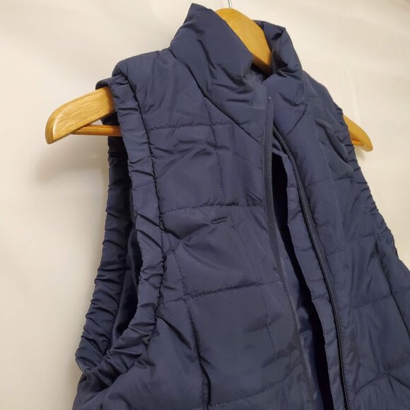 NWT Xersion Womens Quilted Lightweight Puffer Vest Navy Blue - XS - Picture 5 of 11